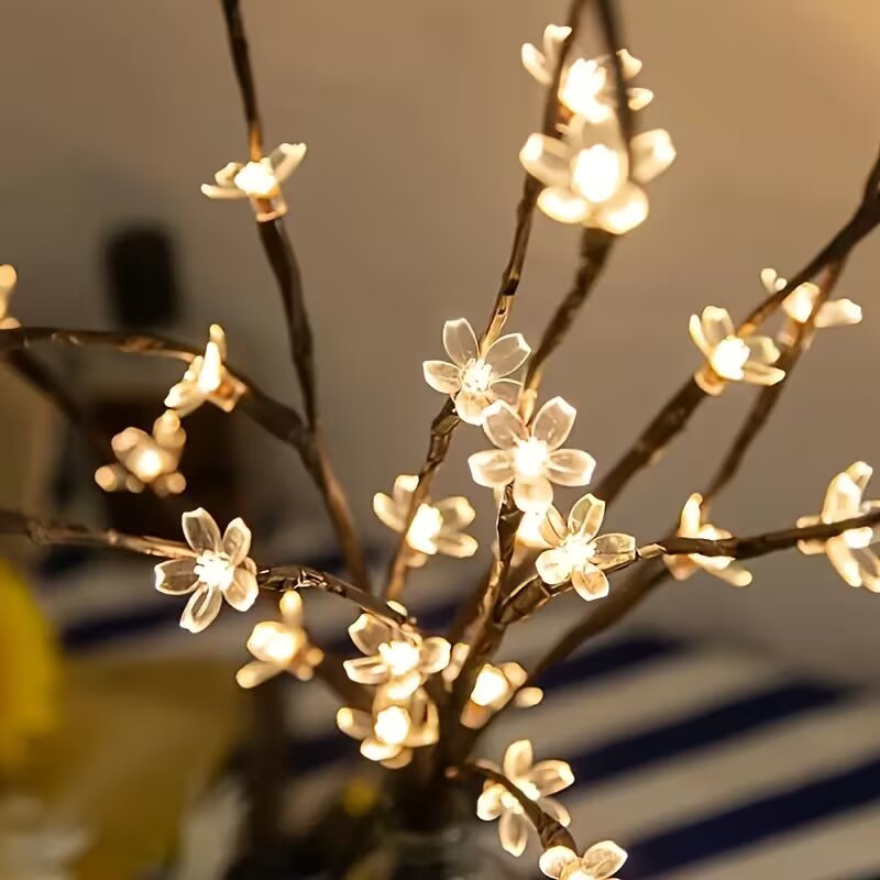 Luzes de ramo de cerejeira com - Outdoor Lighting Decoration avaliação e preço
