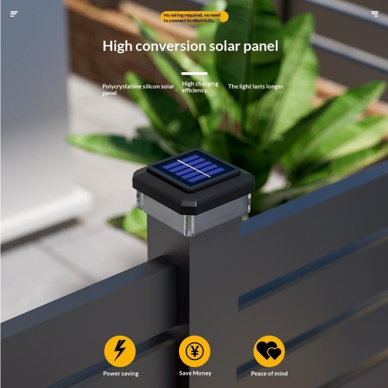 Luz Solar LED para Poste de Ce - Outdoor Lighting On Fence avaliação e preço