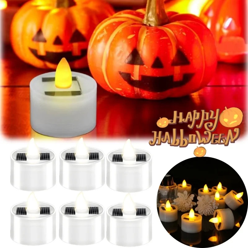 Velas LED Solares Sem Chama, C - Outdoor Lighting Dusk To Dawn avaliação e preço