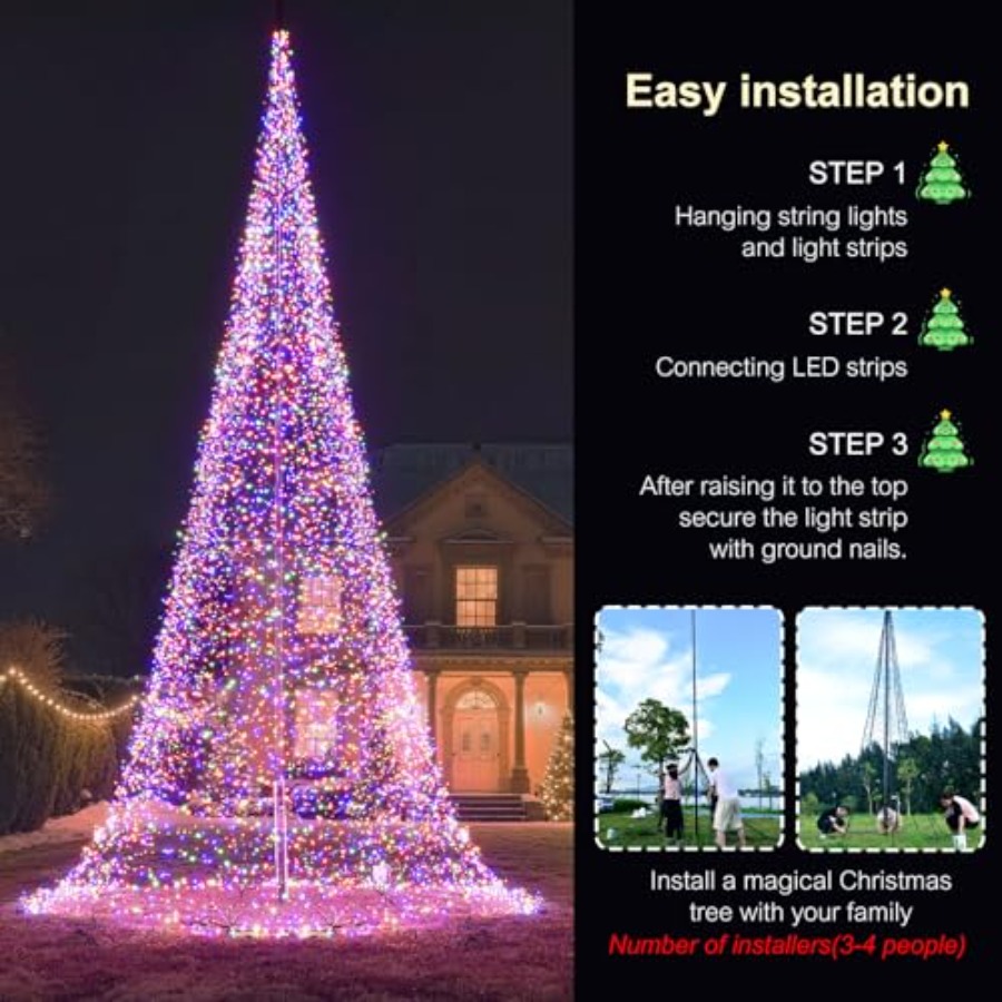 Árvore de Natal LED para Exter - Outdoor Lighting Tree avaliação e preço