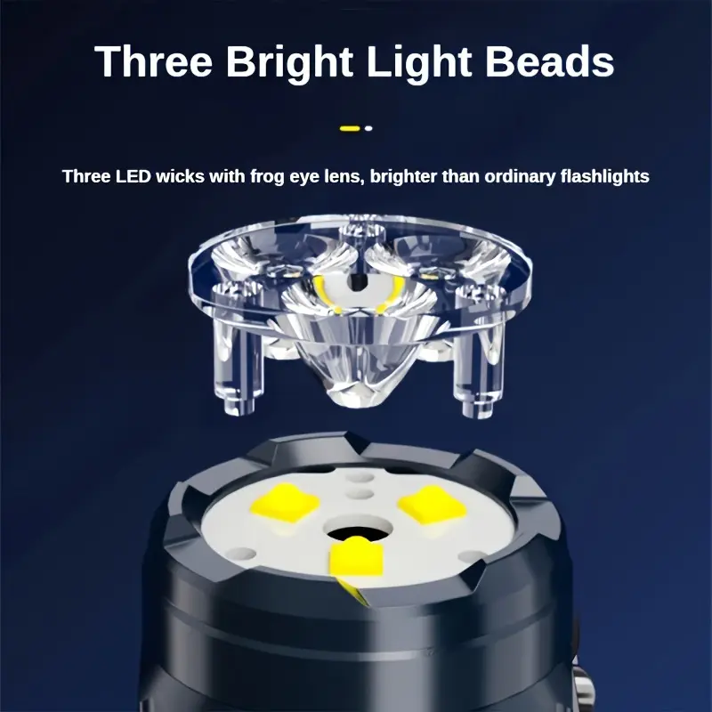 Mini lanterna 3LED com clipe d - Outdoor Lighting Quality avaliação e preço