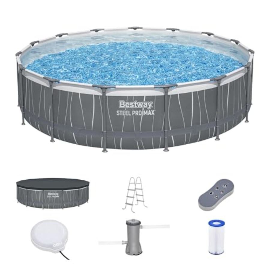 Piscina acima do solo de 15' x - Outdoor Lighting Ground avaliação e preço
