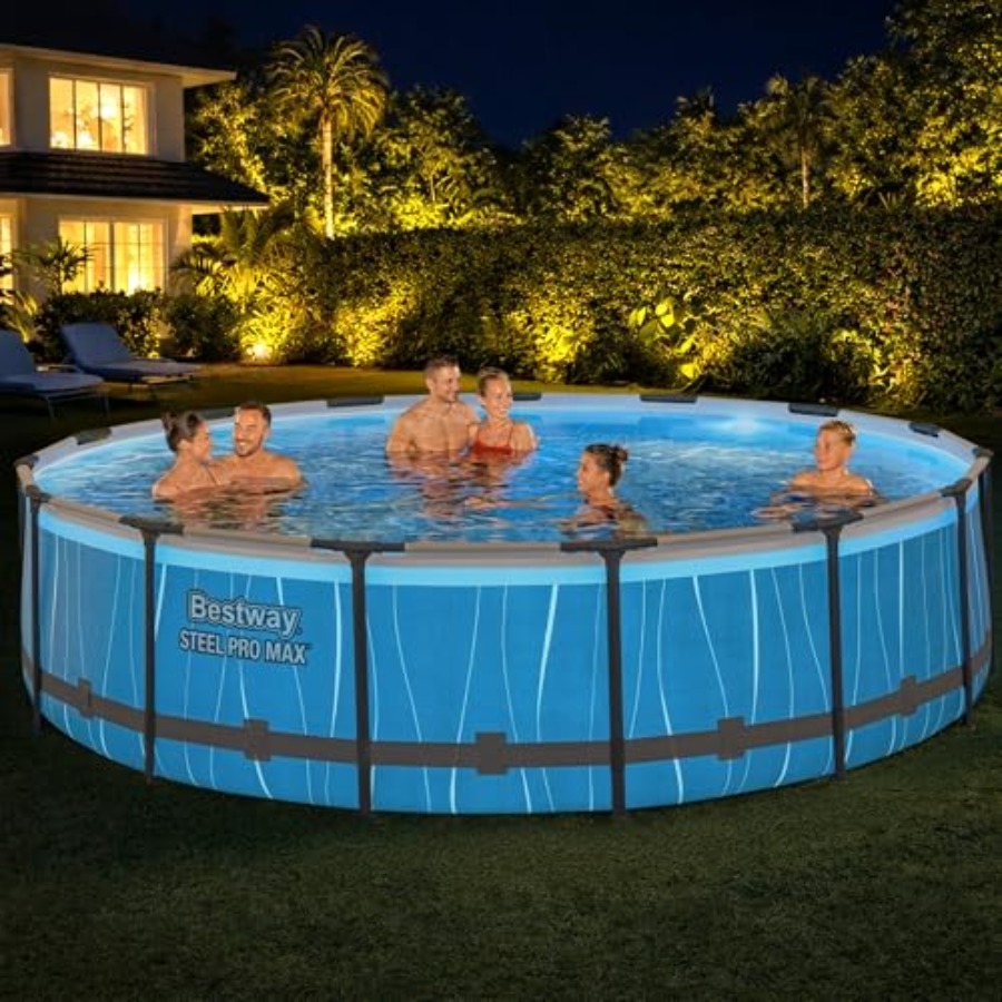 Piscina acima do solo de 15' x - Outdoor Lighting Ground avaliação e preço