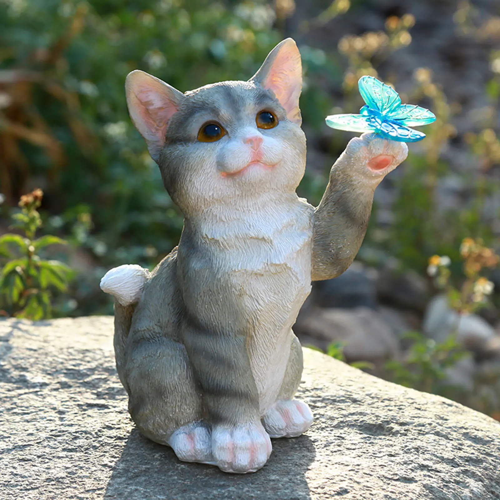 Escultura de gato ao ar livre  - Bollard Light Garden avaliação e preço