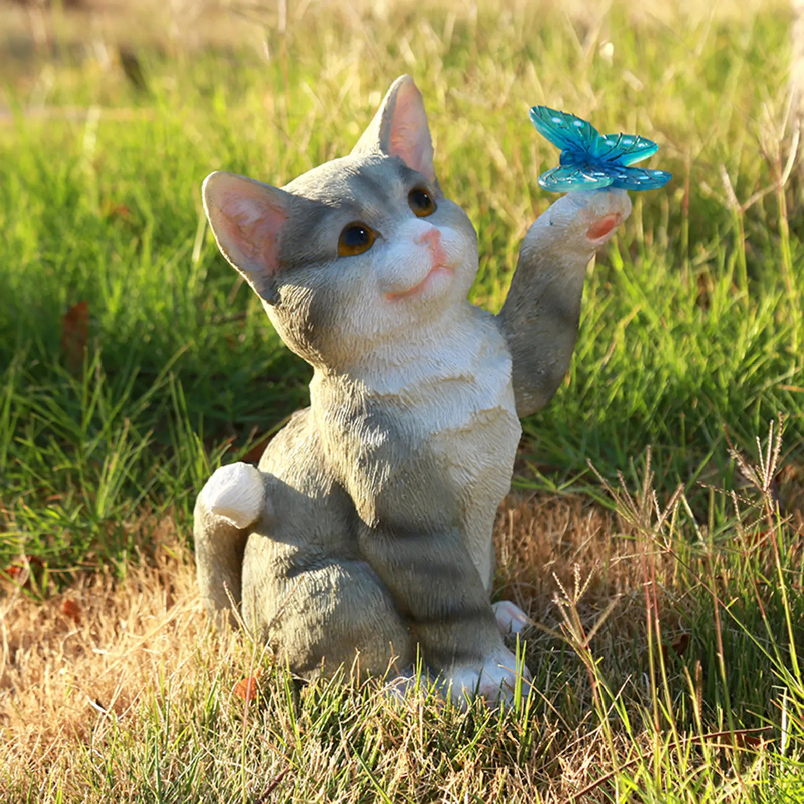 Escultura de gato ao ar livre  - Bollard Light Garden avaliação e preço