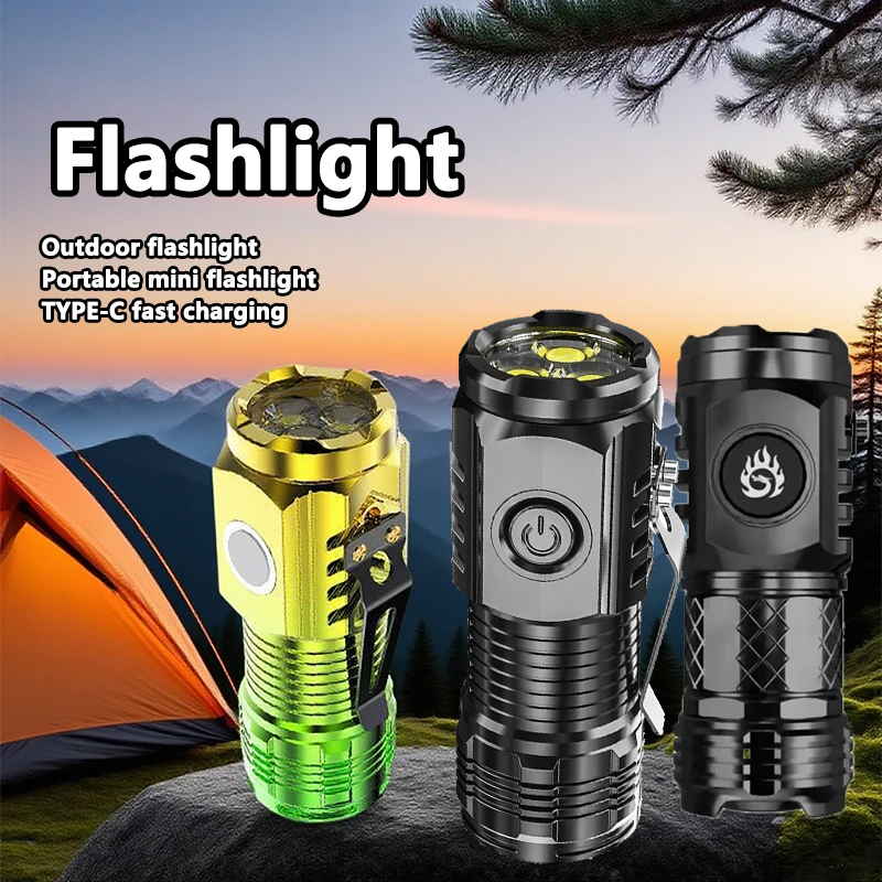 Super brilhante mini lanterna  - Outdoor Lighting Setup avaliação e preço