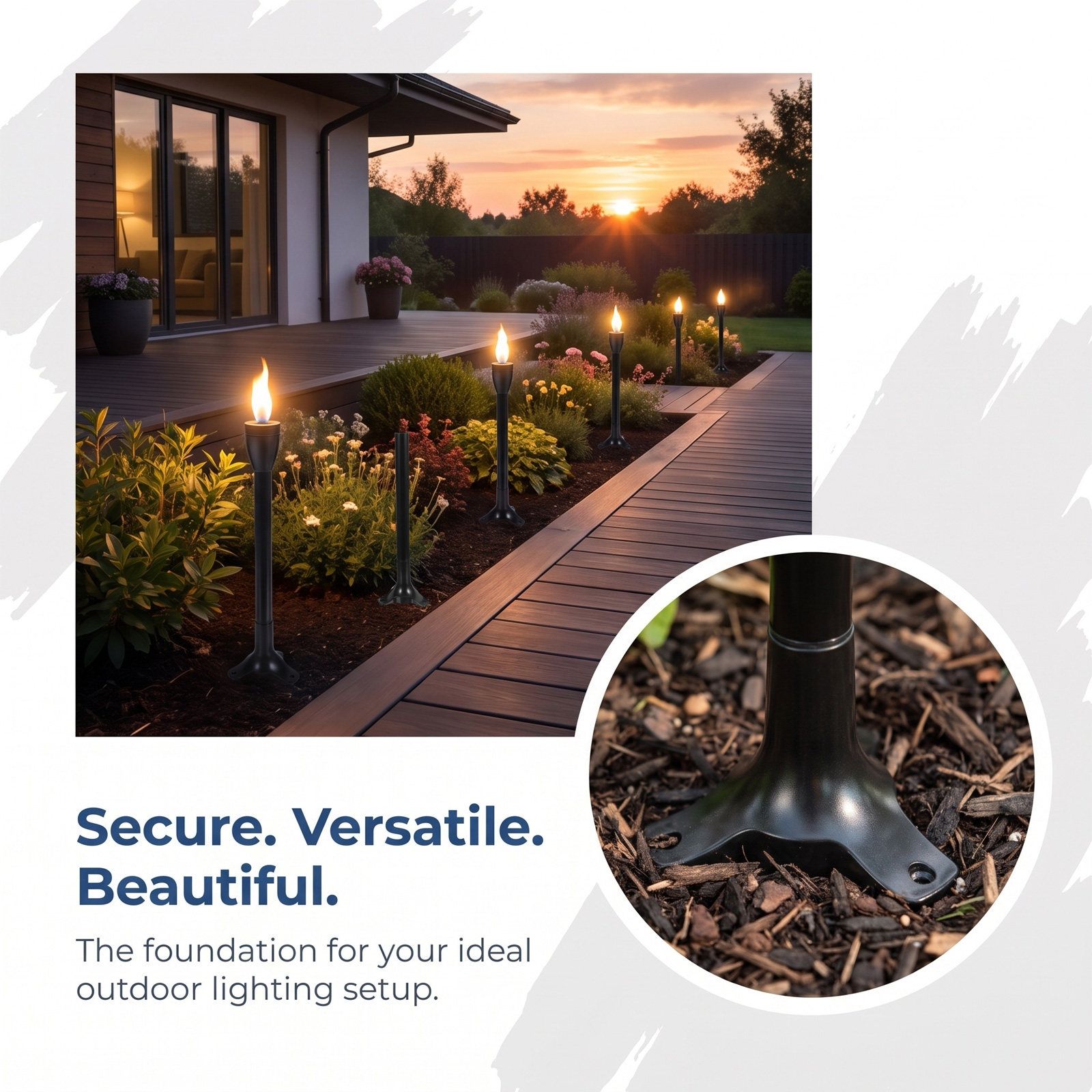 Conjunto de 6 Estacas de Subst - Outdoor Lighting Ground avaliação e preço